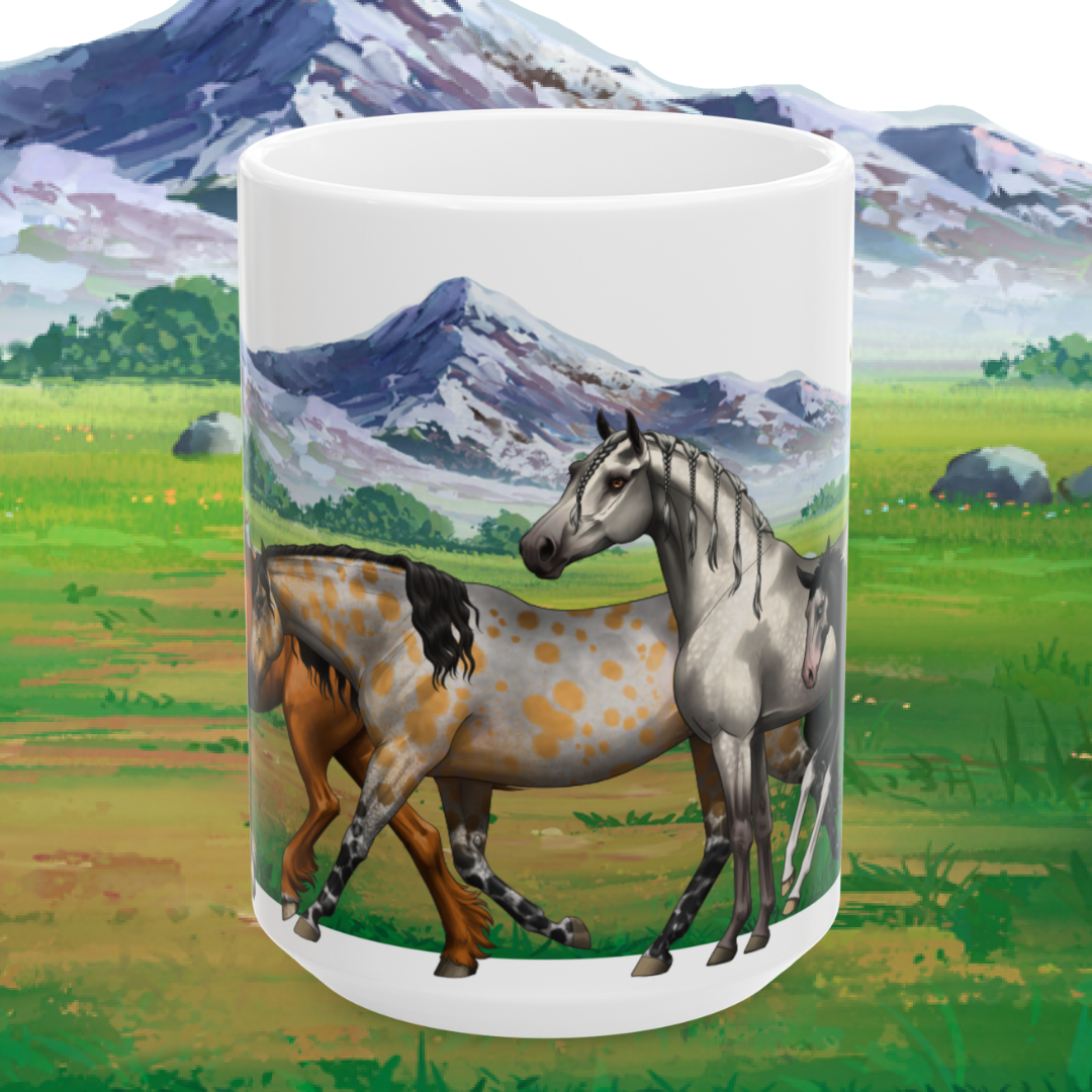 Horse Fable Herd | 15oz Ceramic Mug