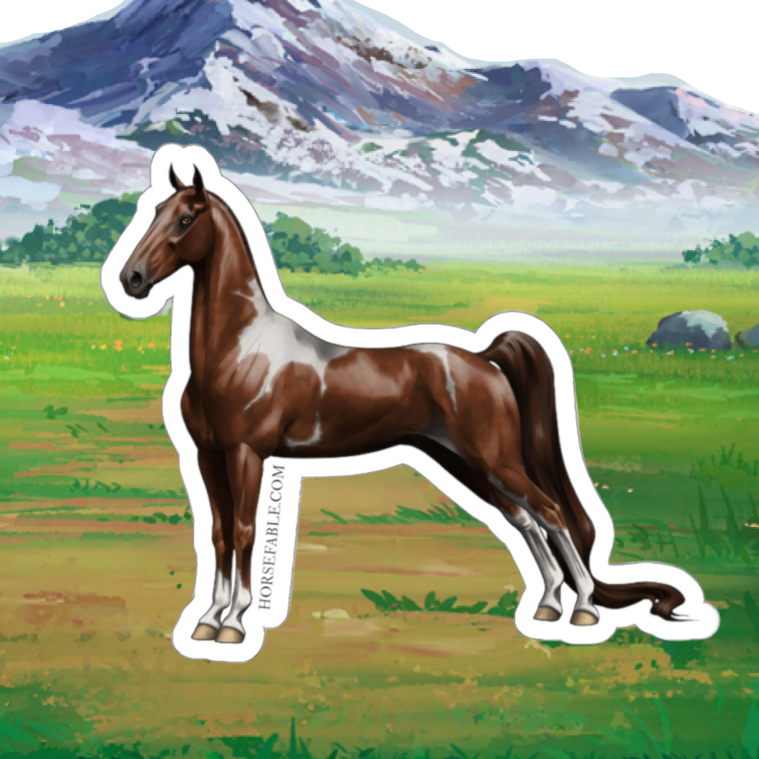 Appalachian Mountain Horse - Liver Chestnut Tobiano | Sicker