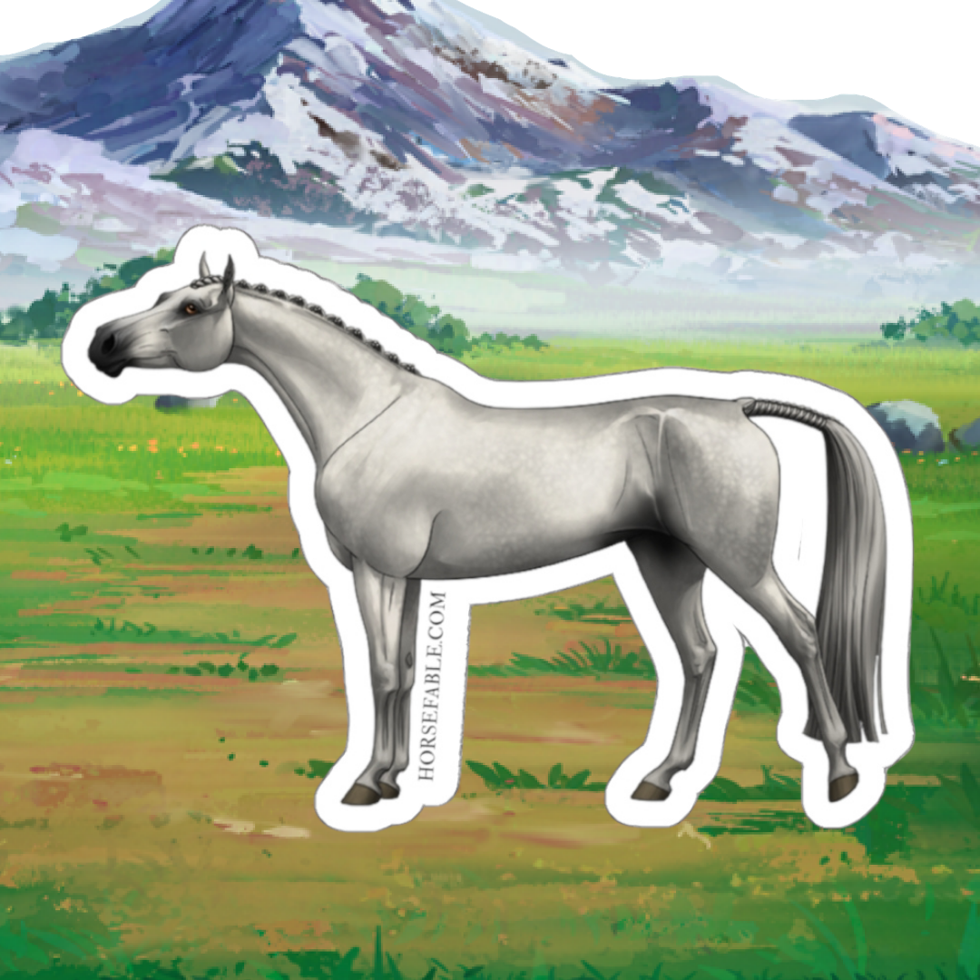 National Show Horse - Light Grey | Sicker