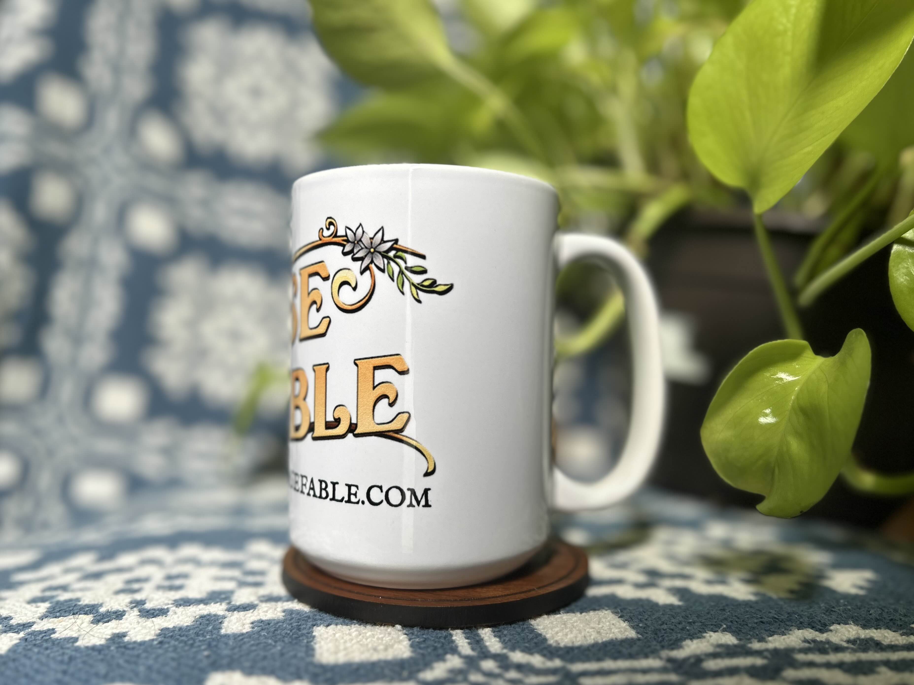Horse Fable 15oz Ceramic Mug | White
