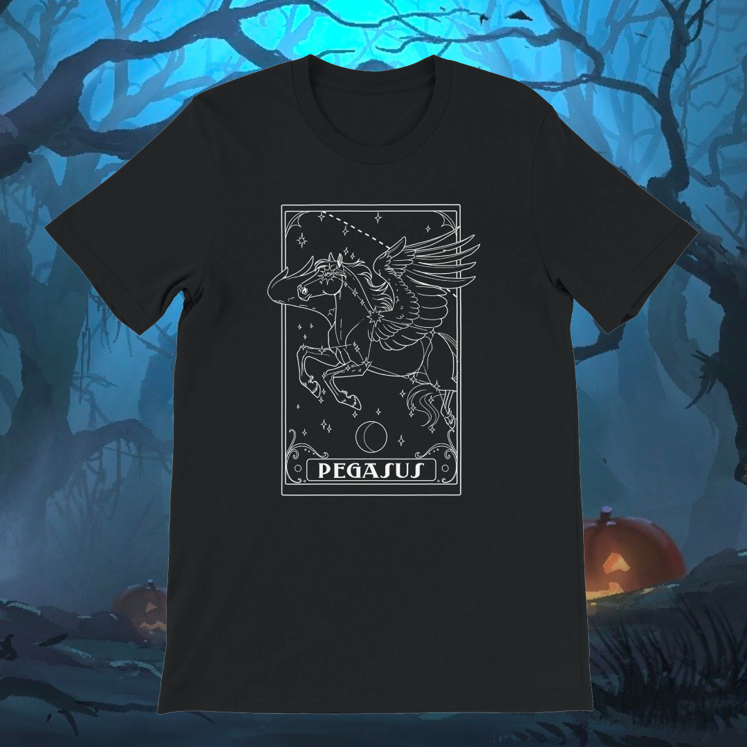 Pegasus | Black T-Shirt